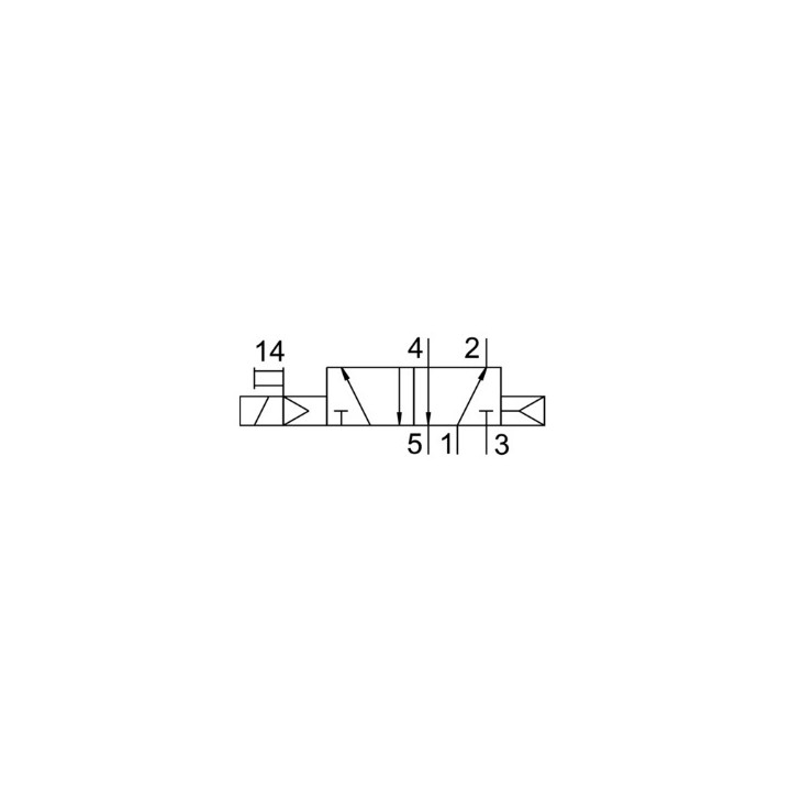 Elektrozawór CM-5/2-1/4-FH FESTO