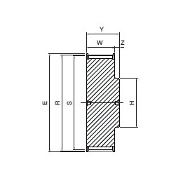 Koło zębate pod pasek HD18-3M15 SIT