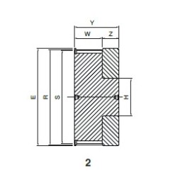 Koło zębate pod pasek HTD 10-3M-09 SIT
