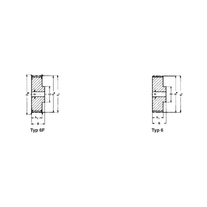 Koło zębate pod pasek T5 21-T5-27