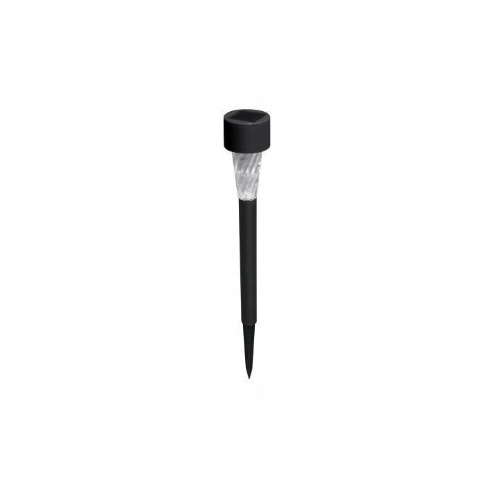 Lampa solarna pin sl114p czarna 30cm