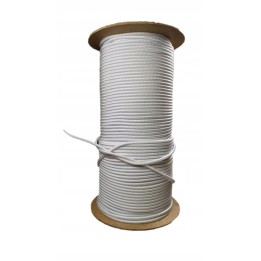 LINA GUMOWA BIAŁA 4 mm