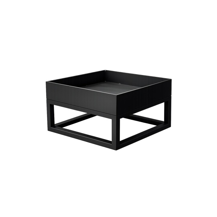 Palenisko ogrodowe 600x600 mm stal 4 mm loft czarne