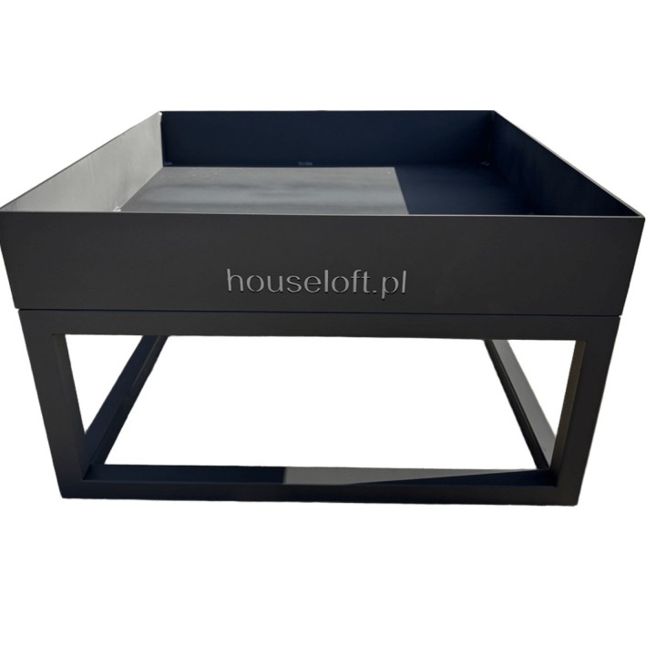 Palenisko ogrodowe 600x600 mm stal 4 mm loft czarne