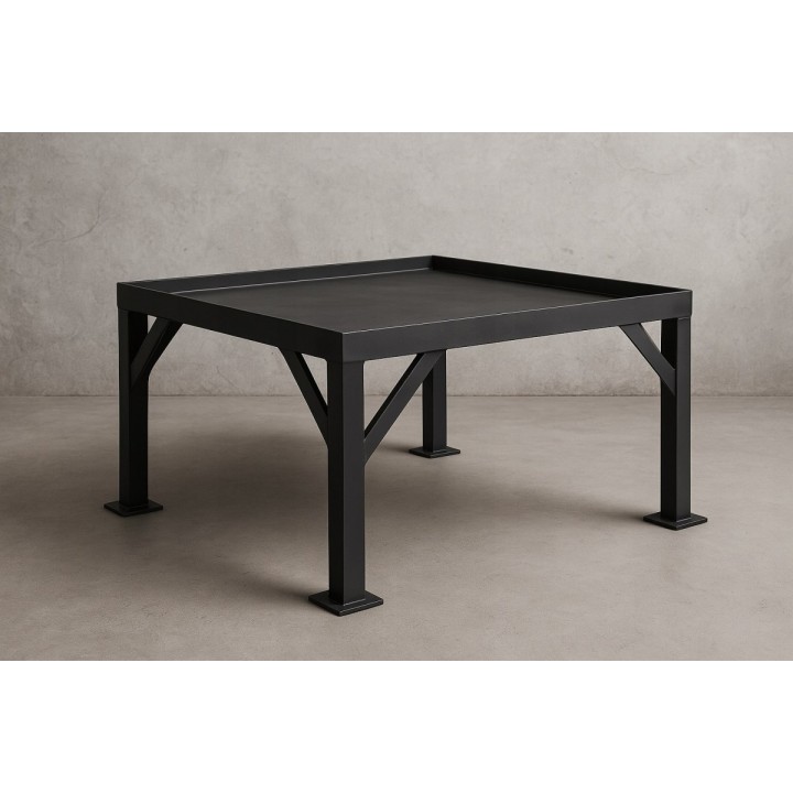 Palenisko ogrodowe stalowe ręcznie wykonane blacha 5 mm 500x600 mm