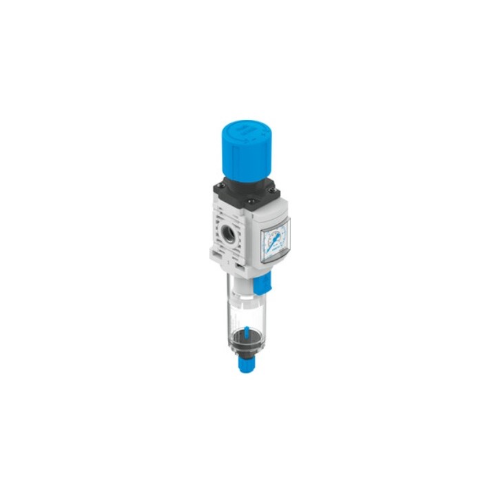 Filtroreduktor ciśnienia MS4-LFR-1/4-D6-C-P-VC-AG-BAR-B FESTO