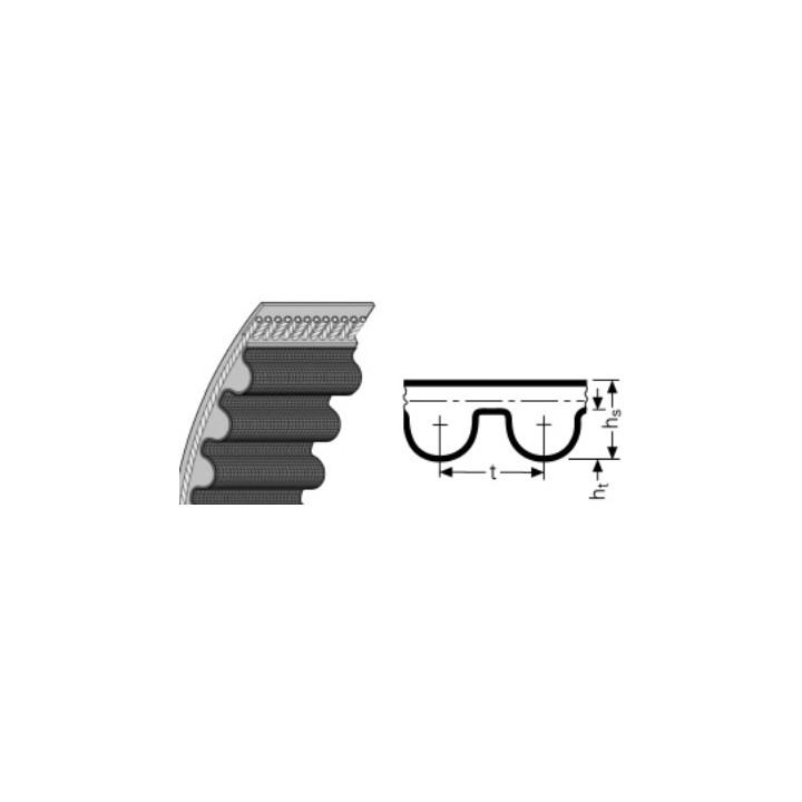 Pasek pas zębaty 1120-8M-21 FALCON SIT