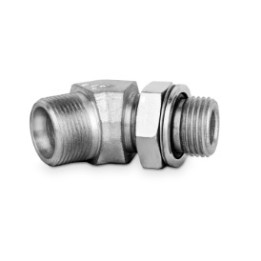 Korpus przyłączki kolankowej 45st z przeciwnakrętką 3/4”BSP-M30x2 20S 7630-20SR-1 (106420.1)