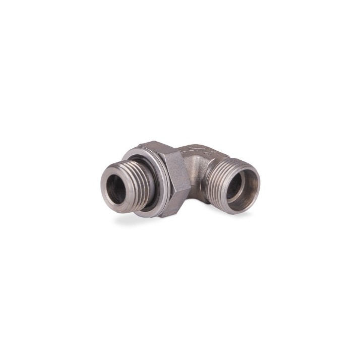Korpus przyłączki kolankowej z przeciwnakrętką 1/2”BSP-M24x1,5 16S 7600-16SR-1NI