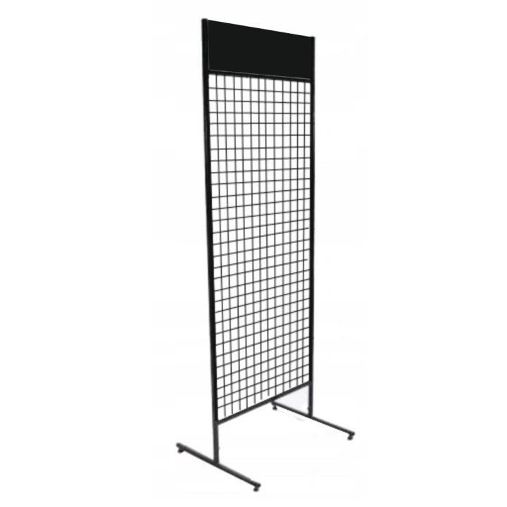 Stojak Ekspozytor sklepowy krata + haki 1900x650 mm