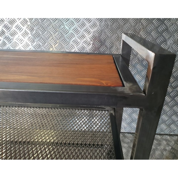Stojak ławka na buty z siedziskiem 162x60x33