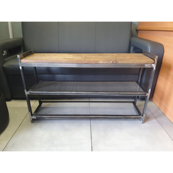 Stojak ławka na buty z siedziskiem 97,5x58x26