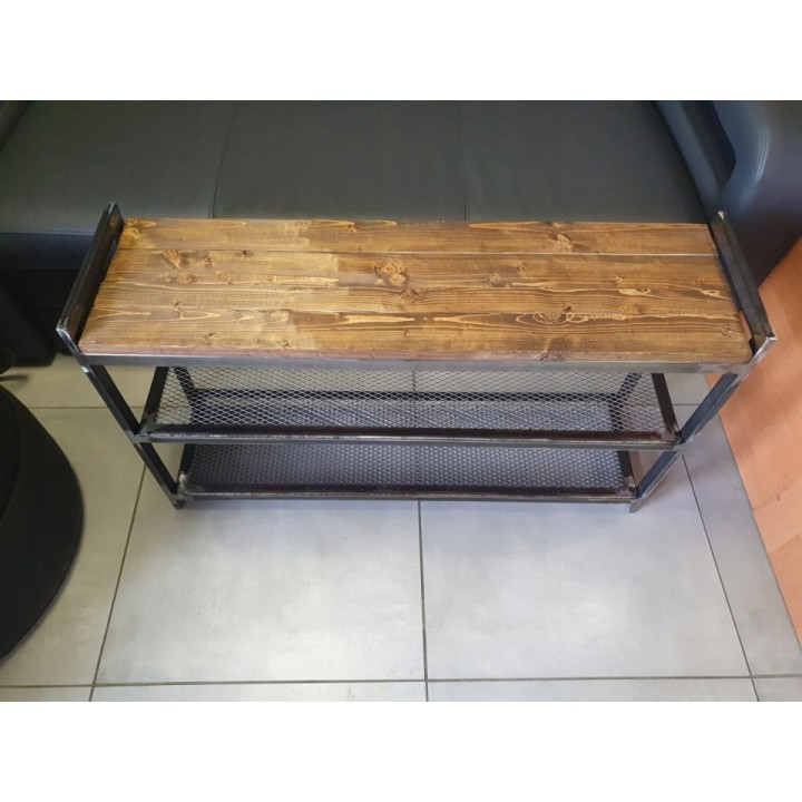 Stojak ławka na buty z siedziskiem 97,5x58x26