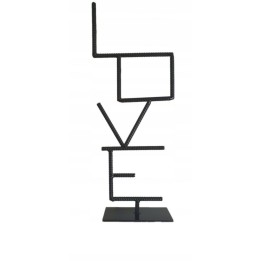 Stojak prezent LOVE dekoracja LOFT