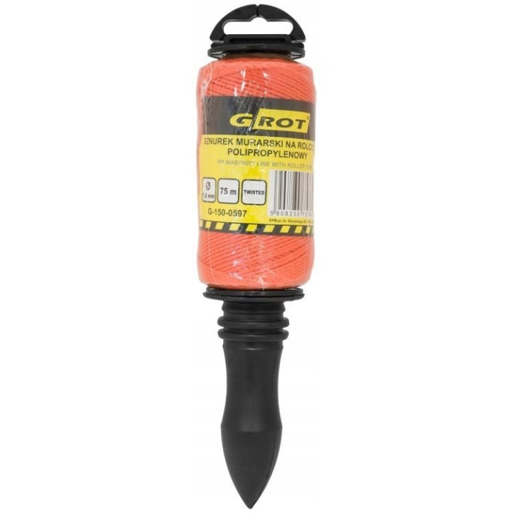 SZNUREK MURARSKI POLIPROPYLENOWY ROLKA 1.6 mm 75M