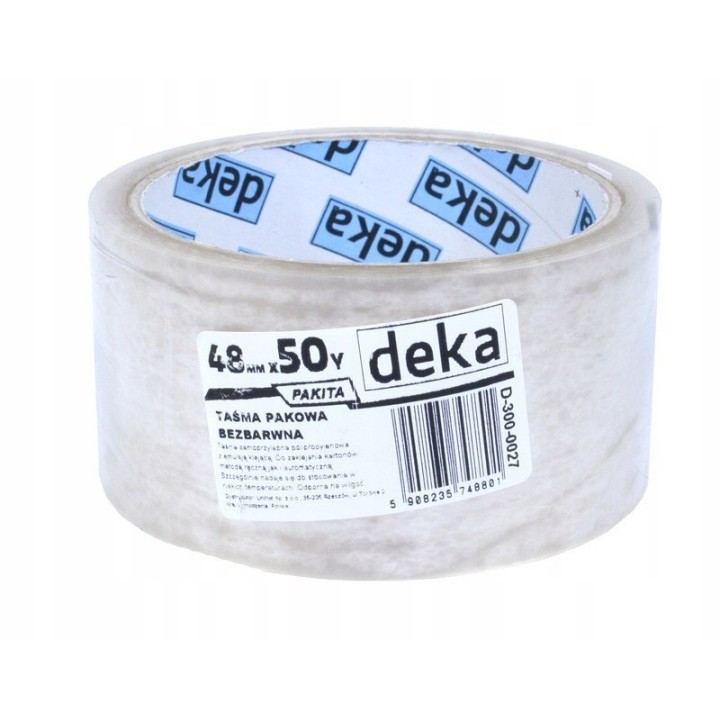 TAŚMA PAKOWA PAKITA BEZBARWNA 48 mm*50Y