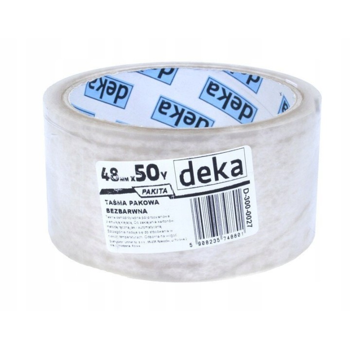 TAŚMA PAKOWA PAKITA BEZBARWNA 48 mm*50Y
