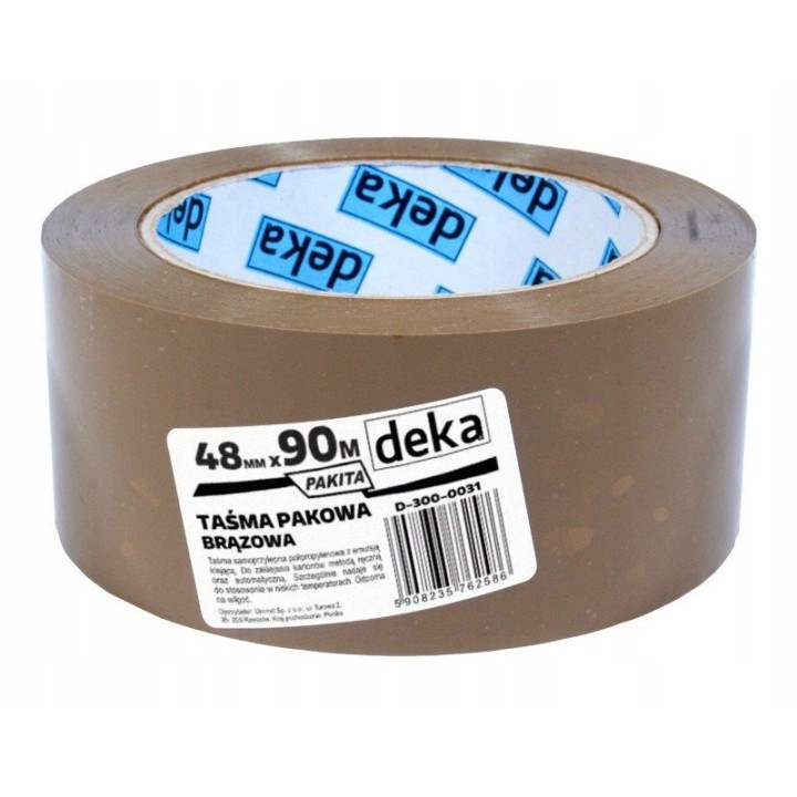 TAŚMA PAKOWA PAKITA BRĄZOWA 48 mm*90M