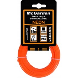 ŻYŁKA DO WYKASZARKI KWADRAT NEON 3,0 mm 15M
