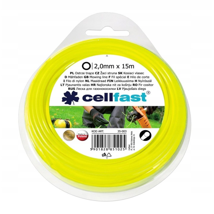 ŻYŁKA DO WYKASZARKI OKRĄGŁA 2.0 mm 15M