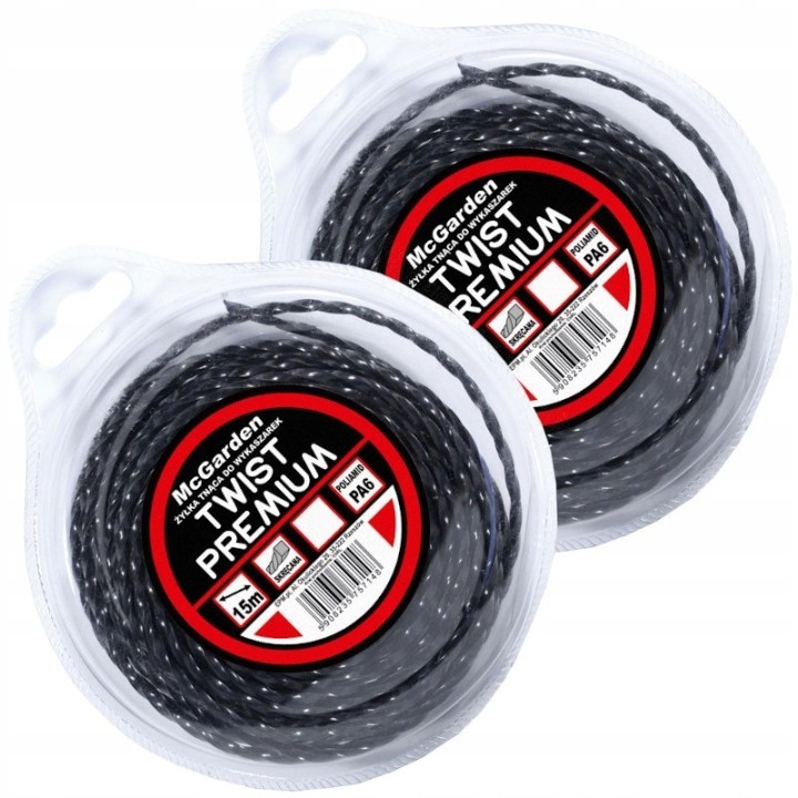 ŻYŁKA DO WYKASZARKI TWIST PREMIUM 2,0 mm 15M