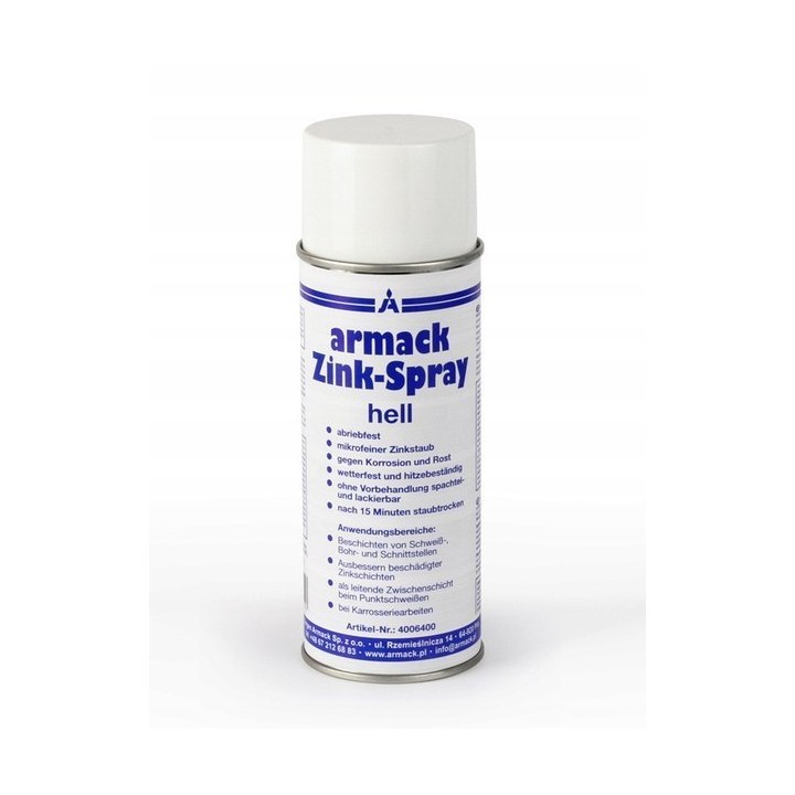 Armack cynk w aerozolu jasny - 400 ml UN1950