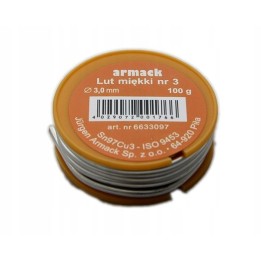Armack lut miękki Nr 3 S-Sn97Cu3 3 mm 100g