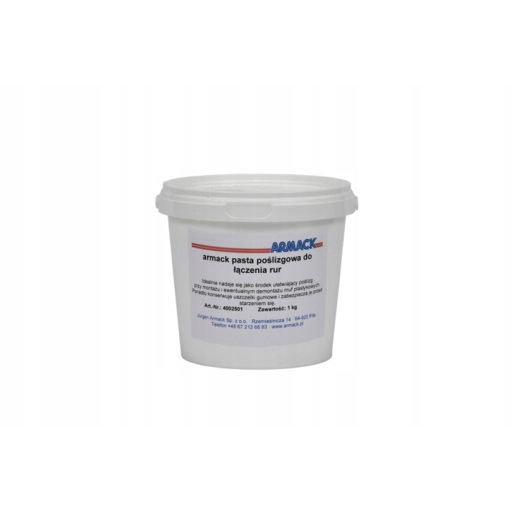 Armack pasta do łączenia rur wiadro 1 kg