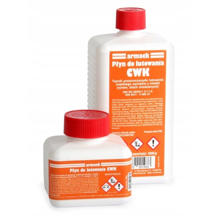 Armack płyn CWK lutowanie miękkie miedzi 1000g