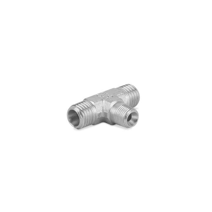 Korpus przyłączki trójnikowej symetrycznej stożkowej M10x1- M12x1,5 6L 102704.1
