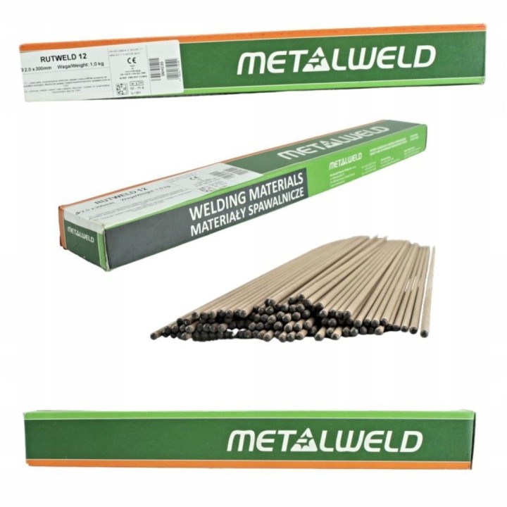 ELEKTRODA RUTYLOWA RUTWELD12 - KLASYCZNA 2.0*300 mm 1KG