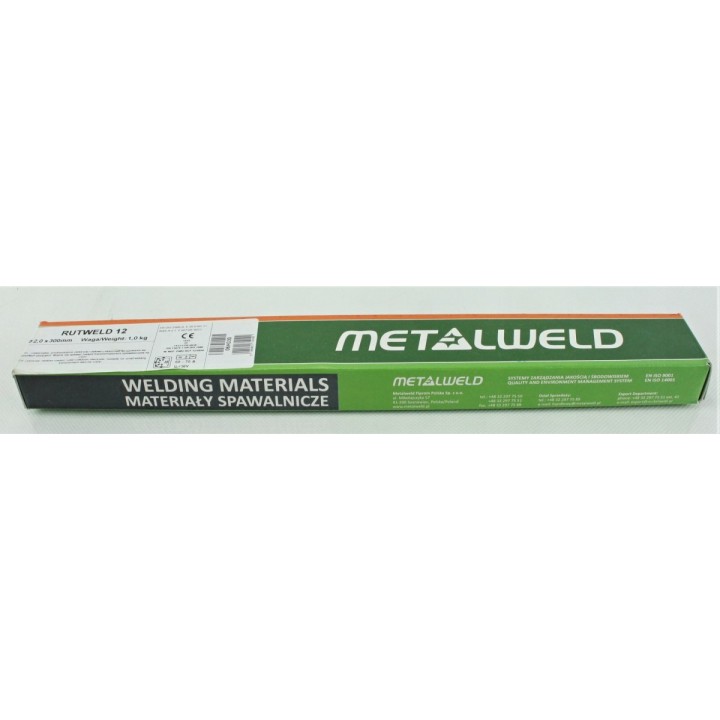 ELEKTRODA RUTYLOWA RUTWELD12 - KLASYCZNA 2.0*300 mm 1KG
