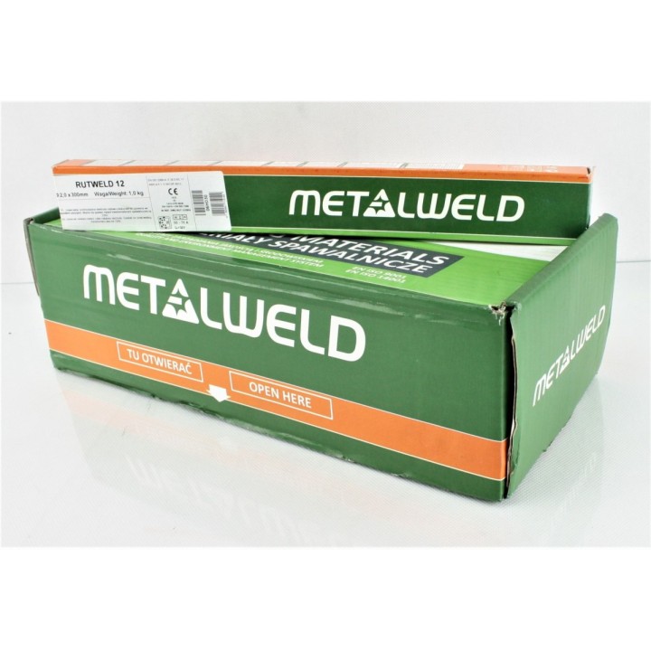 ELEKTRODA RUTYLOWA RUTWELD12 - KLASYCZNA 2.0*300 mm 1KG