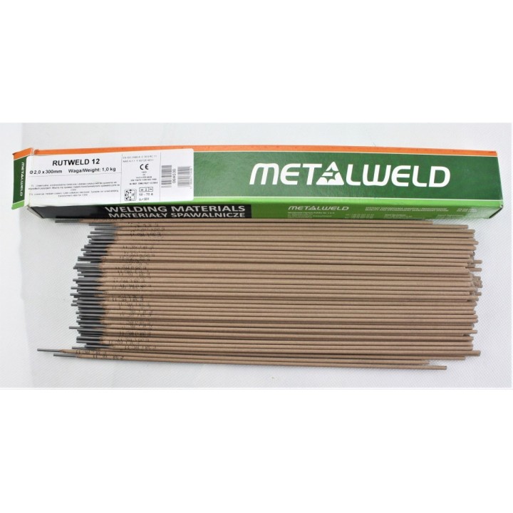 ELEKTRODA RUTYLOWA RUTWELD12 - KLASYCZNA 2.0*300 mm 1KG