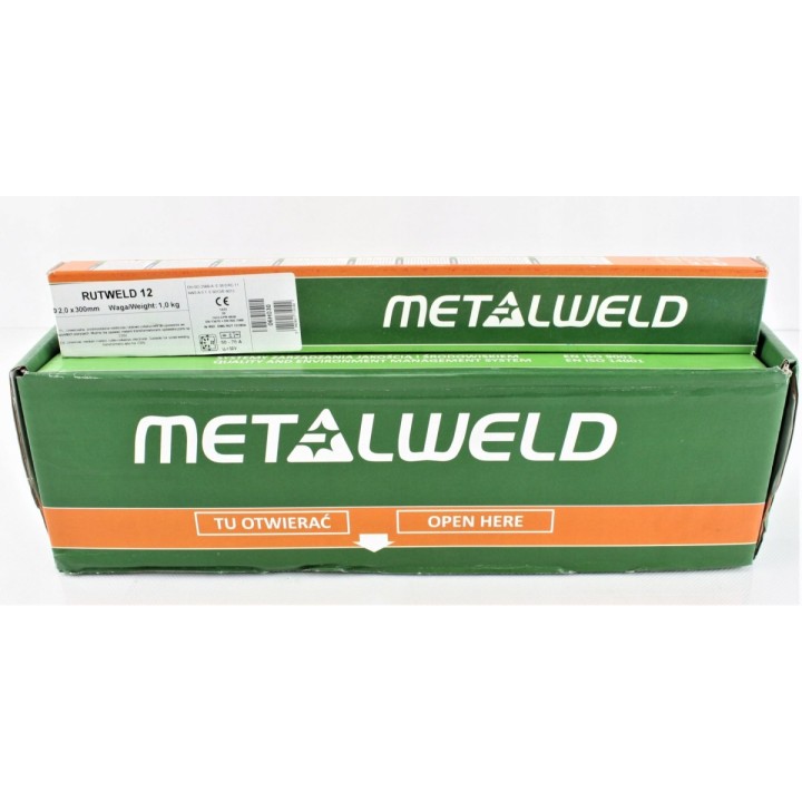 ELEKTRODA RUTYLOWA RUTWELD12 - KLASYCZNA 2.0*300 mm 1KG