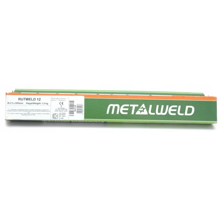 ELEKTRODA RUTYLOWA RUTWELD12 - KLASYCZNA 2.5*350 mm 1KG