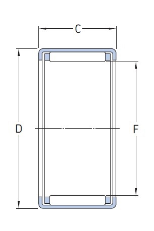 HK 3018 MGK Łożysko igiełkowe 30x37x18