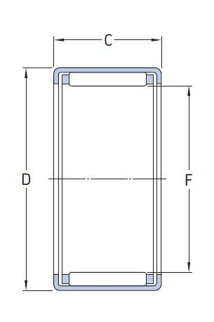HK 0608 INA Łożysko igiełkowe 6x10x8