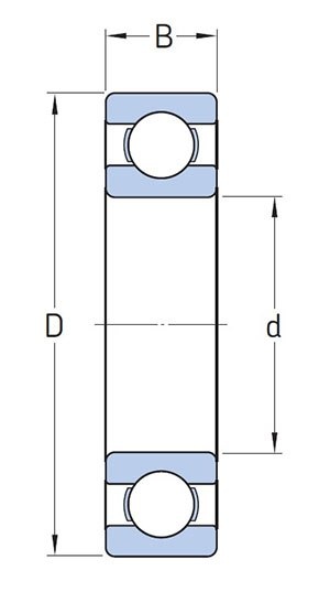 ŁOŻYSKO 6204 C4 KOYO