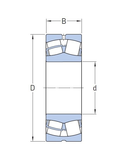 Łożysko baryłkowe 22326 MW33C3 MGK 130x280x93