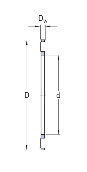 NTA 1423 Łożysko igiełkowe oporowe 22,2x36,5x1,98