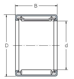 HMK 2230 FBJ Łożysko igiełkowe 22x29x30