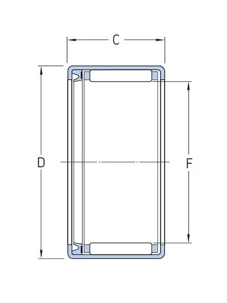 Łożysko igiełkowe HMK 2018 L NTN 20x27x18