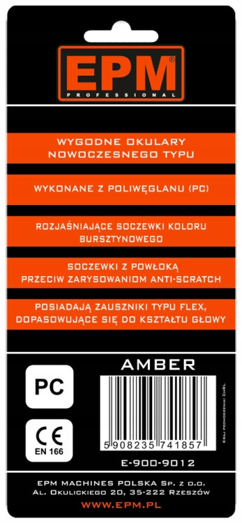 Okulary ochronne ABMER ANTI-SCRATCH