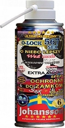 Ochronny smar do zamków O-LOCK 567 Johansson 150 ml