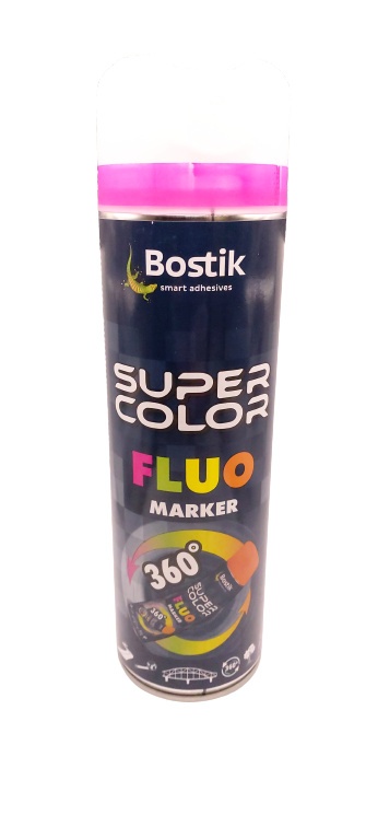 Spray SUPER color 500 ml fluomarker różowy