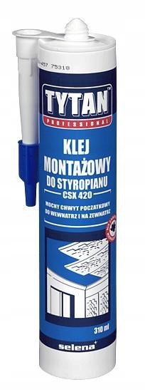Klej montażowy 310 ml TYTAN styropian