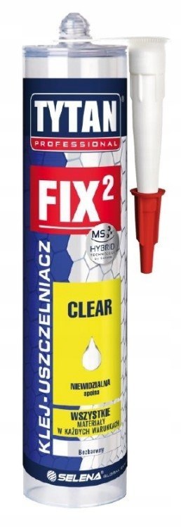 Klej montażowy FIX2 clear 290 ml bezbarwny