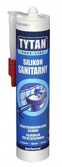 Silikon sanitarny EURO-LINE 280 ml biały