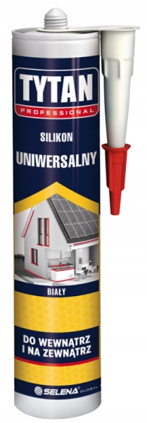 Silikon uniwersalny TYTAN 280 ml czarny